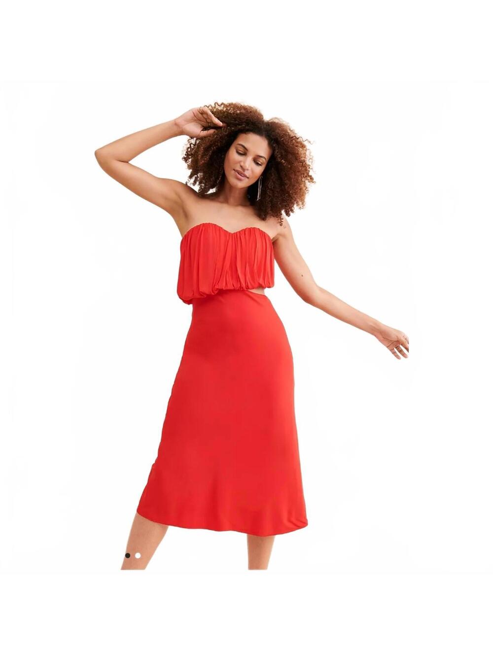 Third Form Overflow 2.0 Strapless Ruby  Dress Size 2 #541